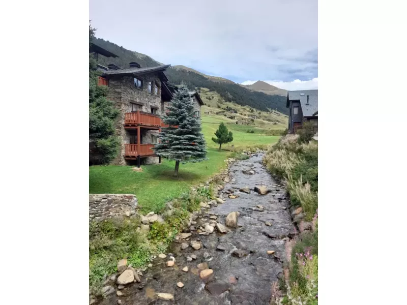 At the entrance to one of the most beautiful valleys in Andorra is this studio with private covered parking. A balcony overlooking the interior courtyard where the Riu Incles passes will allow you to enjoy the unrivaled view of this privileged valley: departure points for hikes and access to the largest natural lake in Andorra: Juclar, as well as the Cabana Sorda refuges, Siscaro etc... HUT2-005841